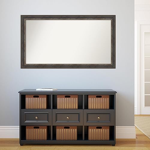 Miniatura 5 de Amanti Art Espejo personalizado, espejo de baño de alta rústico, espejo de pared o espejo de tocador de baño sobre el fregadero (28.75 x 50.75