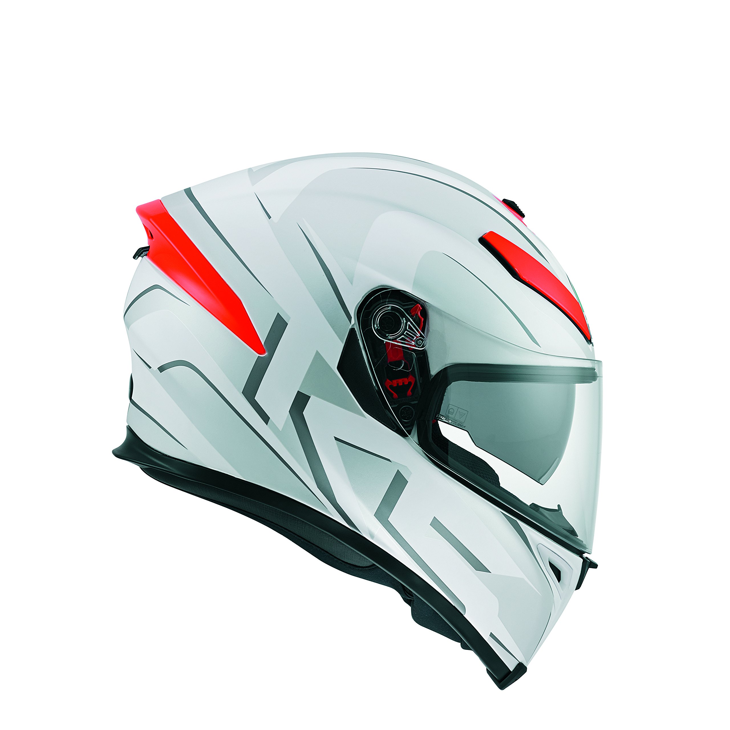 AGV K5 YOU Helmet M/L - 59-60cm White/Orange: Buy Online at Best Price in Egypt