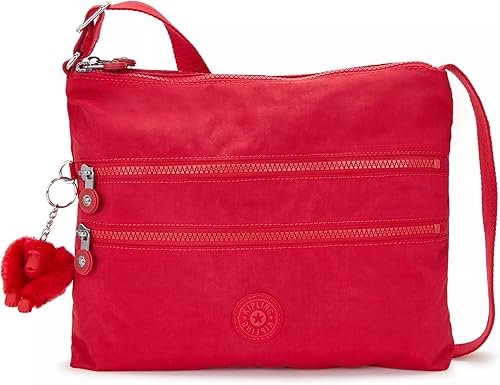 Vista 42 de Kipling Alvar - Bolso cruzado con estampado mediano índigo (Indigo/Bloom)