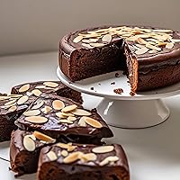 Vista 17 de ANDY ANAND CHOCOLATIER Pastel de mango de 9 pulgadas, 2.6 libras, rico postre tropical con rodajas de mango real, textura suave y húmeda y acabado