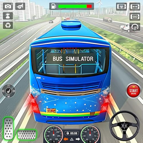 City Coach Bus Driving Simulator Game - Euro Bus Parking Games Free