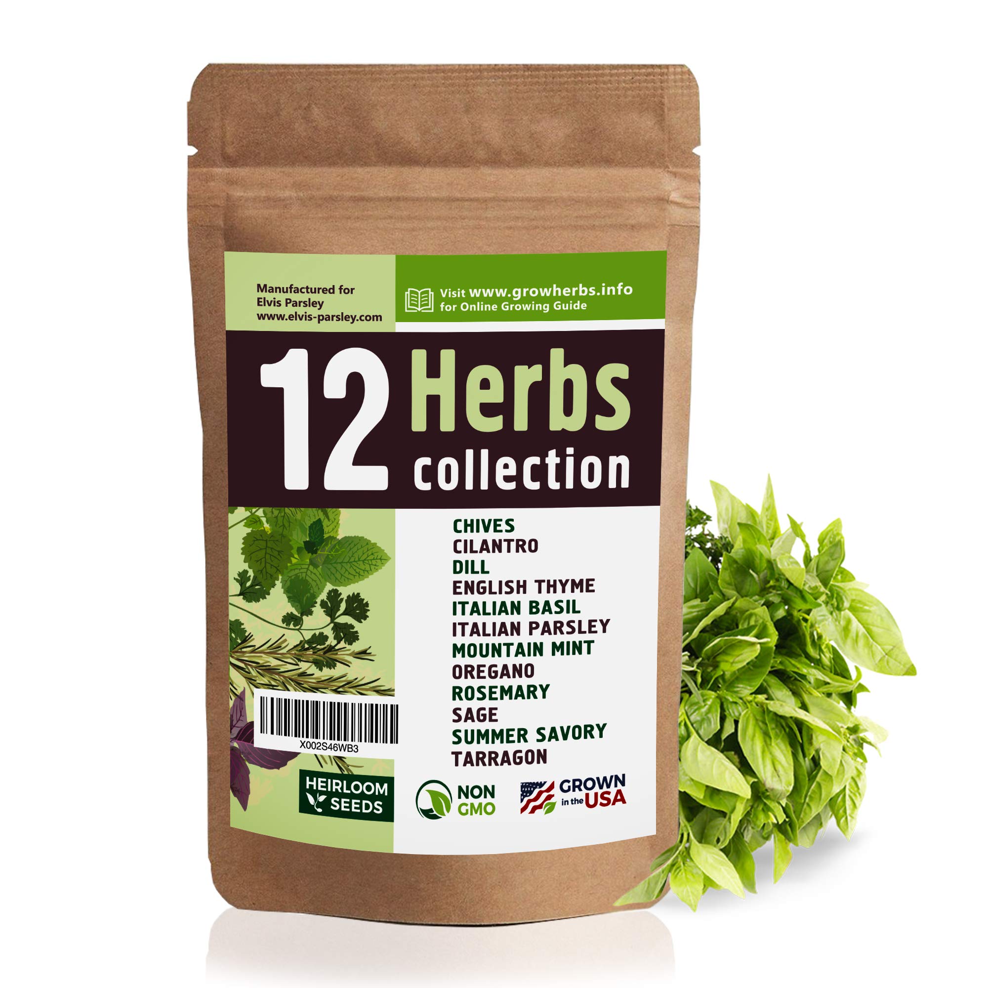 ELVIS PARSLEY 12 Herb Seeds Vault