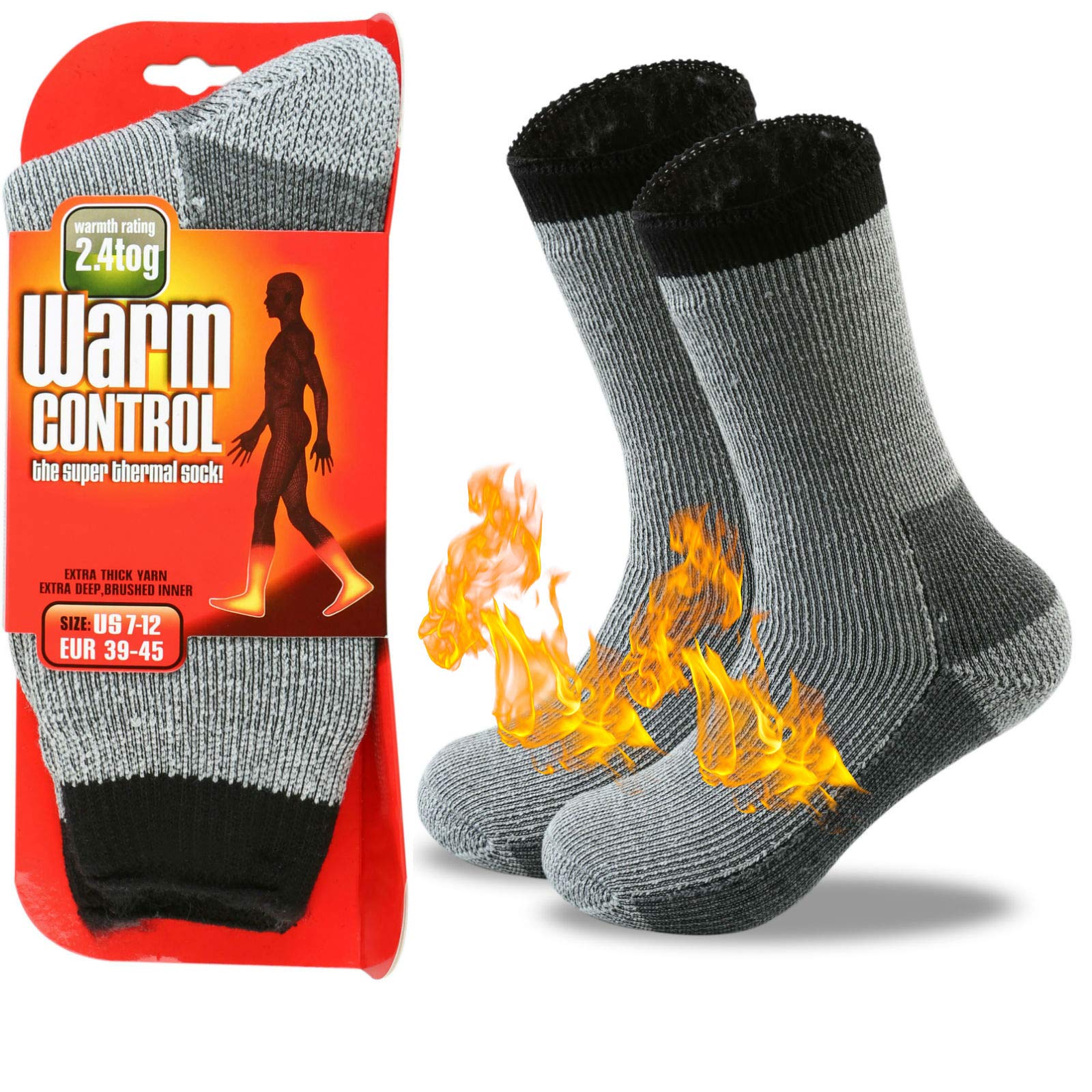 JARSEEN Calze di Lana Invernali Termiche Calzini Spessi Caldo Morbido Calzettoni Donna Uomo