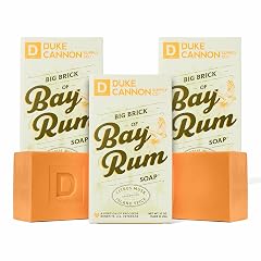 Duke Cannon Supply Co Big Brick of Soap for Men Bay Rum Citrus Musk Cedarwood Scent Extra Large