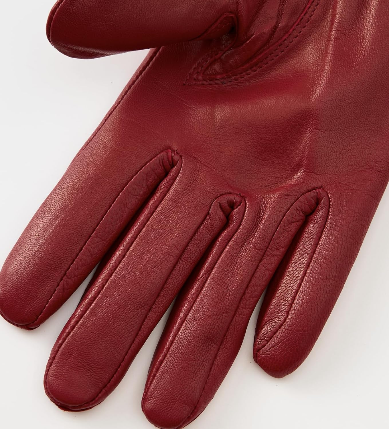Leather Gloves for Women,Lambskin Premium Wool Lined for Winter, Water-Resistant Driving Gloves - Image 6
