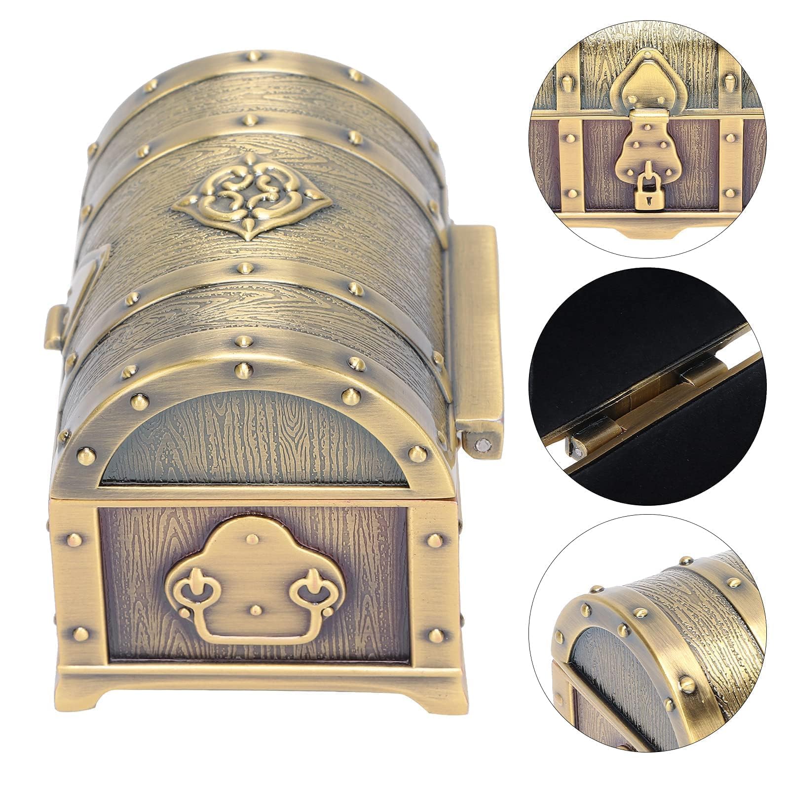 Fdit Boîte à Bibelots Boîte à Bijoux Vintage Rectangulaire Vintage