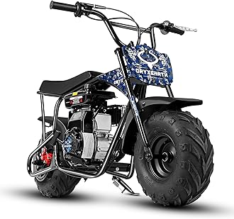 Oryxearth 105cc 4-Stroke Dirt Off Road Trail, 28mph, Gas Powered Mini Bike with Automatic Transmission and Pull Start for Adult and Teens, Weight Support 185 LBS