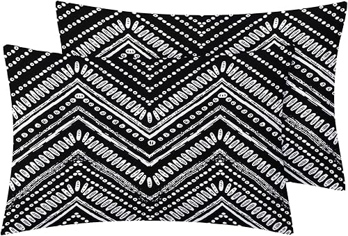 Miniatura 2 de NOGAWA Sábanas a rayas blancas y negras tamaño individual XL, sábanas de nacionalidad, sábanas y fundas de almohada estampadas de 3 piezas, sábana