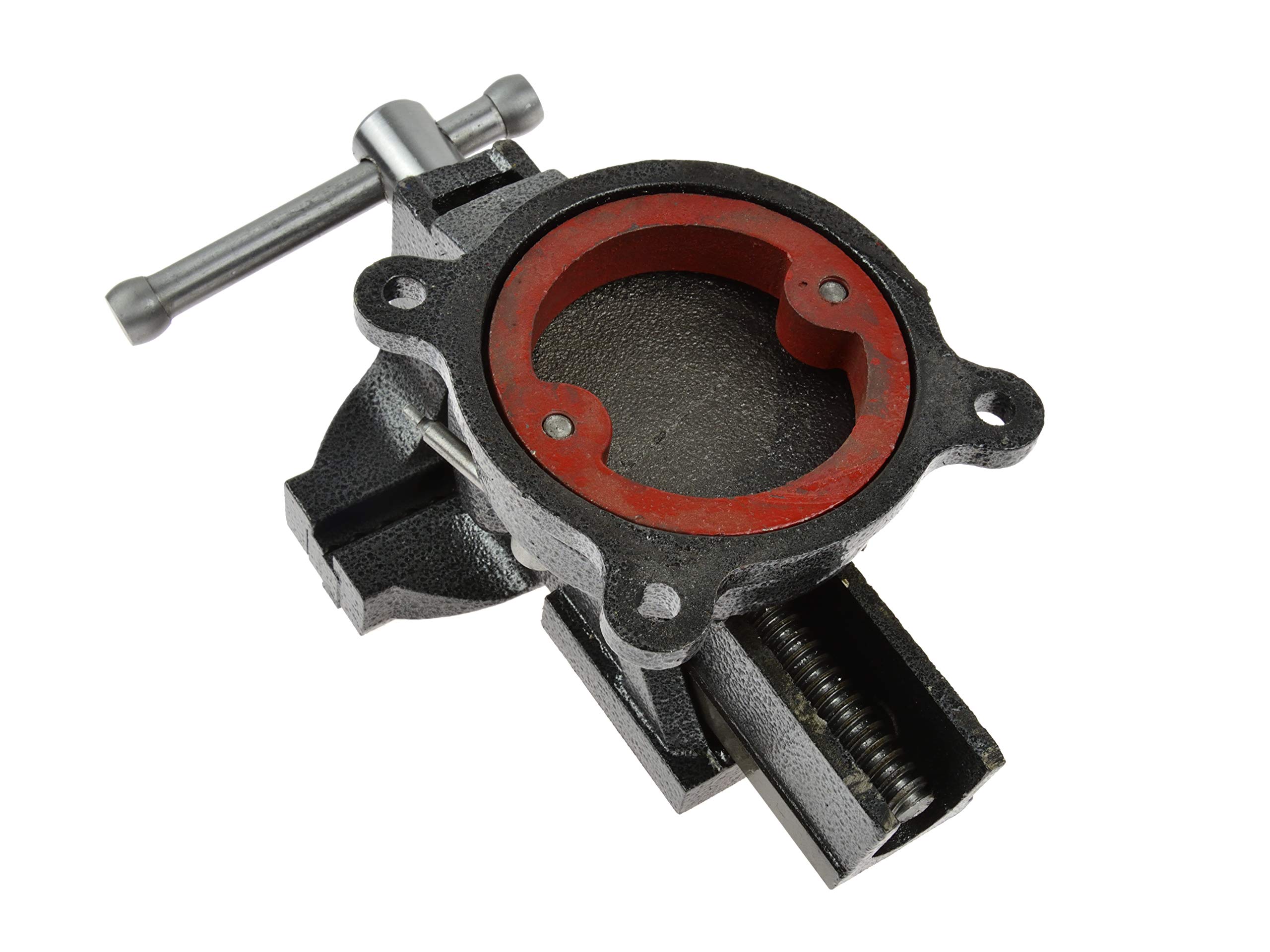 BSD Morsa da Banco in Ghisa - Morsa con Base Girevole, Morsa da Tavolo 125mm (5”) - 6kg