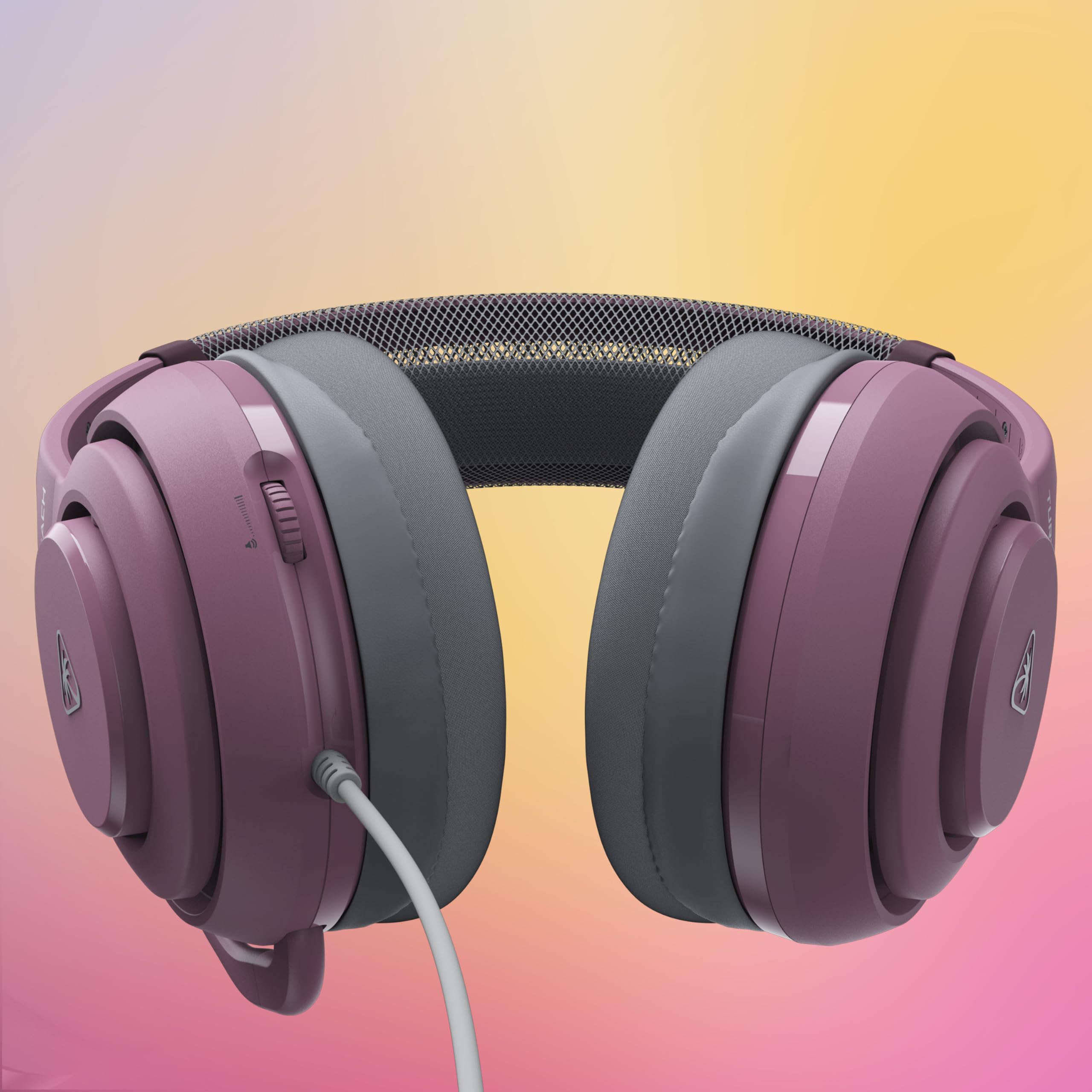 Turtle Beach Atlas 200 przewodowy wieloplatformowy zestaw słuchawkowy do gier do Xbox, PlayStation, PC z przyłączem 3,5 mm, sterowniki Nanoclear 50 mm, mikrofon z klapką do wyciszenia, poduszki z