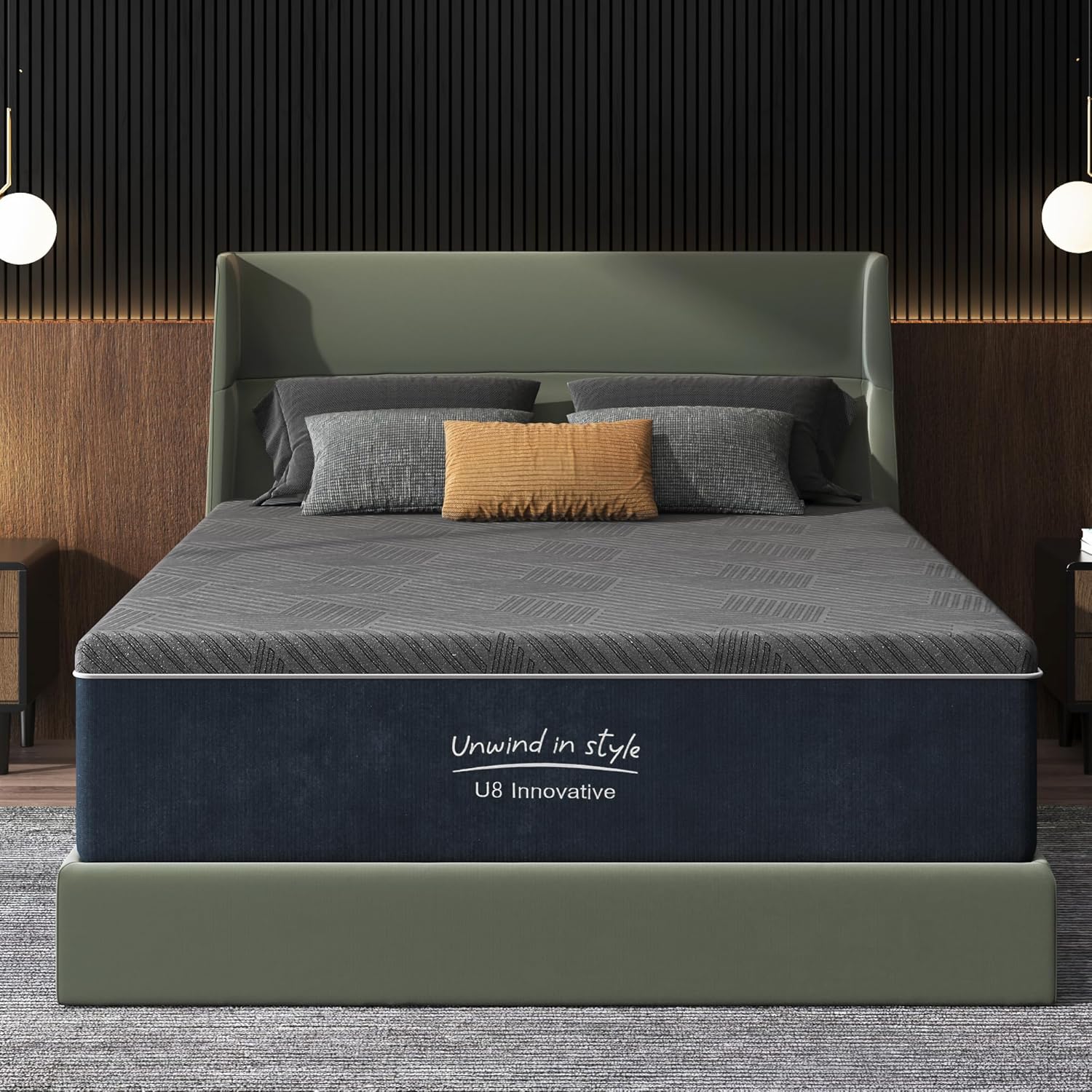 12 Inch Gel Memory Foam Mattress Twin Size, Medium Firm Pressure Relief, CertiPUR-US Certified, with Removable Washable Cover, Mattress in a Box