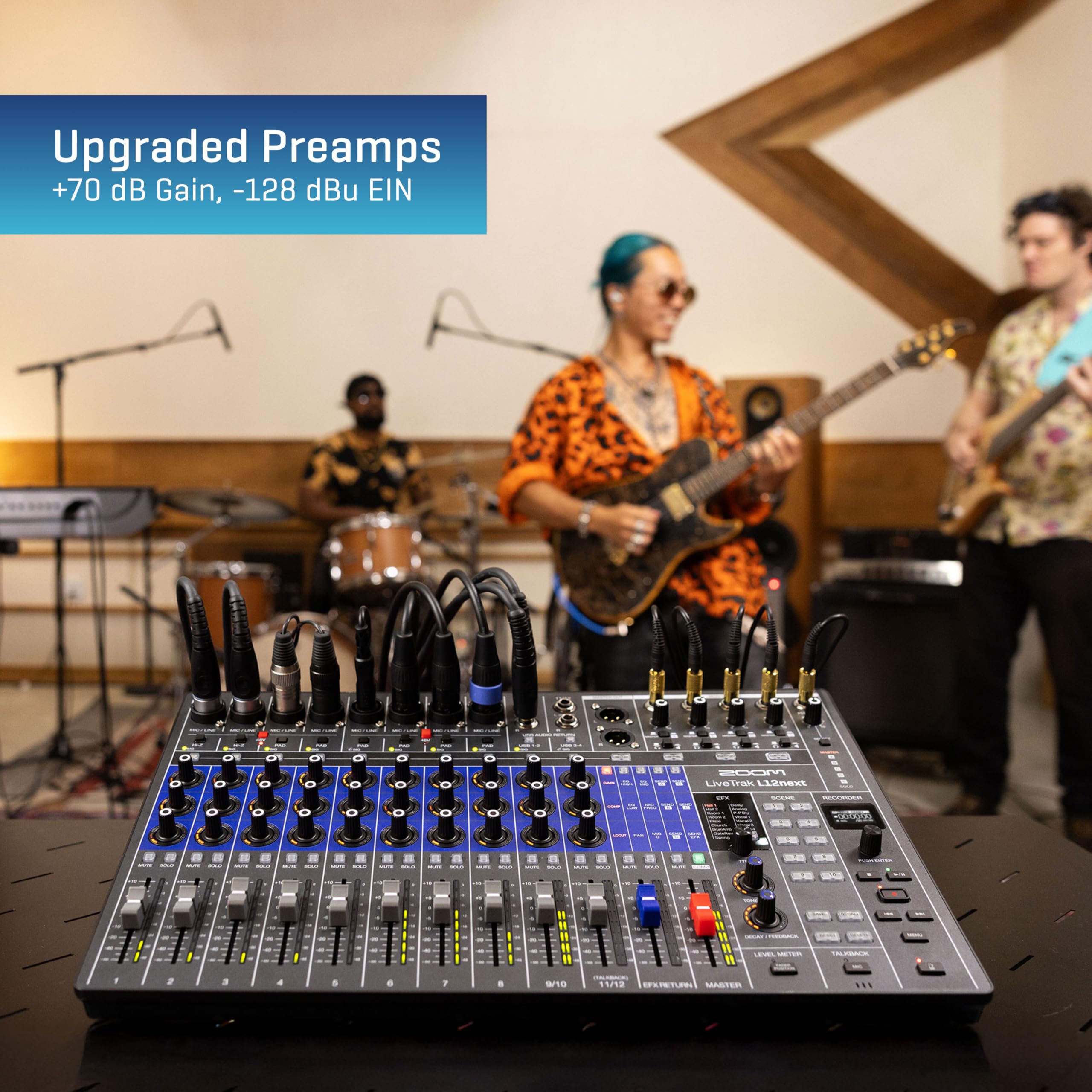 Amazon.com: Zoom LiveTrak L12next Digital Mixer & Multitrack