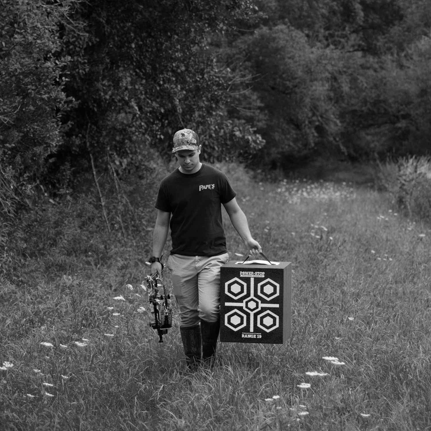Power-Stop Archery Targets - High-Density Block Target - 350fps Foam Target Block for Broadheads and Field Tips