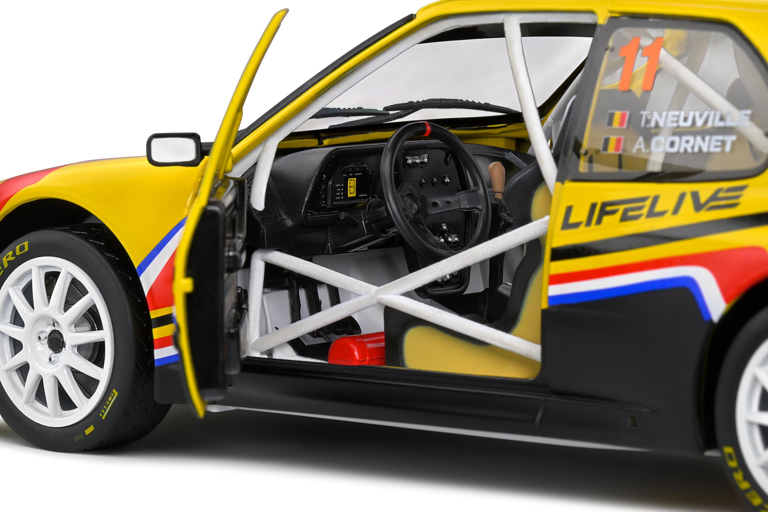 ミニカー 1/18 PEUGEOT 306 MAXI  solido Amazon.com: Solido 1:18 Peugeot 306 Maxi Yellow #2 T