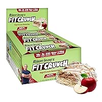 Vista 15 de FITCRUNCH Barras de proteínas tamaño aperitivo, barra horneada de 6 capas, 0.11 onzas de azúcar, sin gluten y núcleo suave para pastel