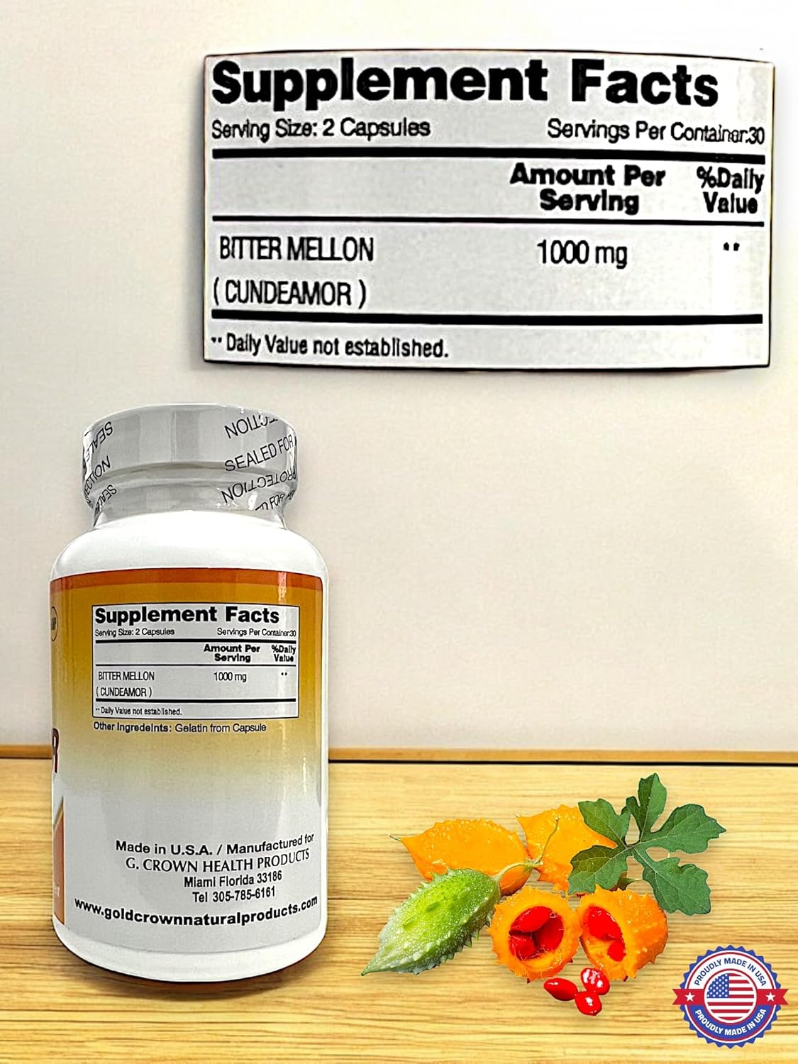 Gold Crown Cundeamor 60 Capsules - Image 3