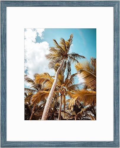 Vista 205 de Frametory, Portarretratos negro de 16 x 20 pulgadas, para fotos de 11 x 14 pulgadas con paspartú, molduras anchas (16 x 20 pulgadas, negro)