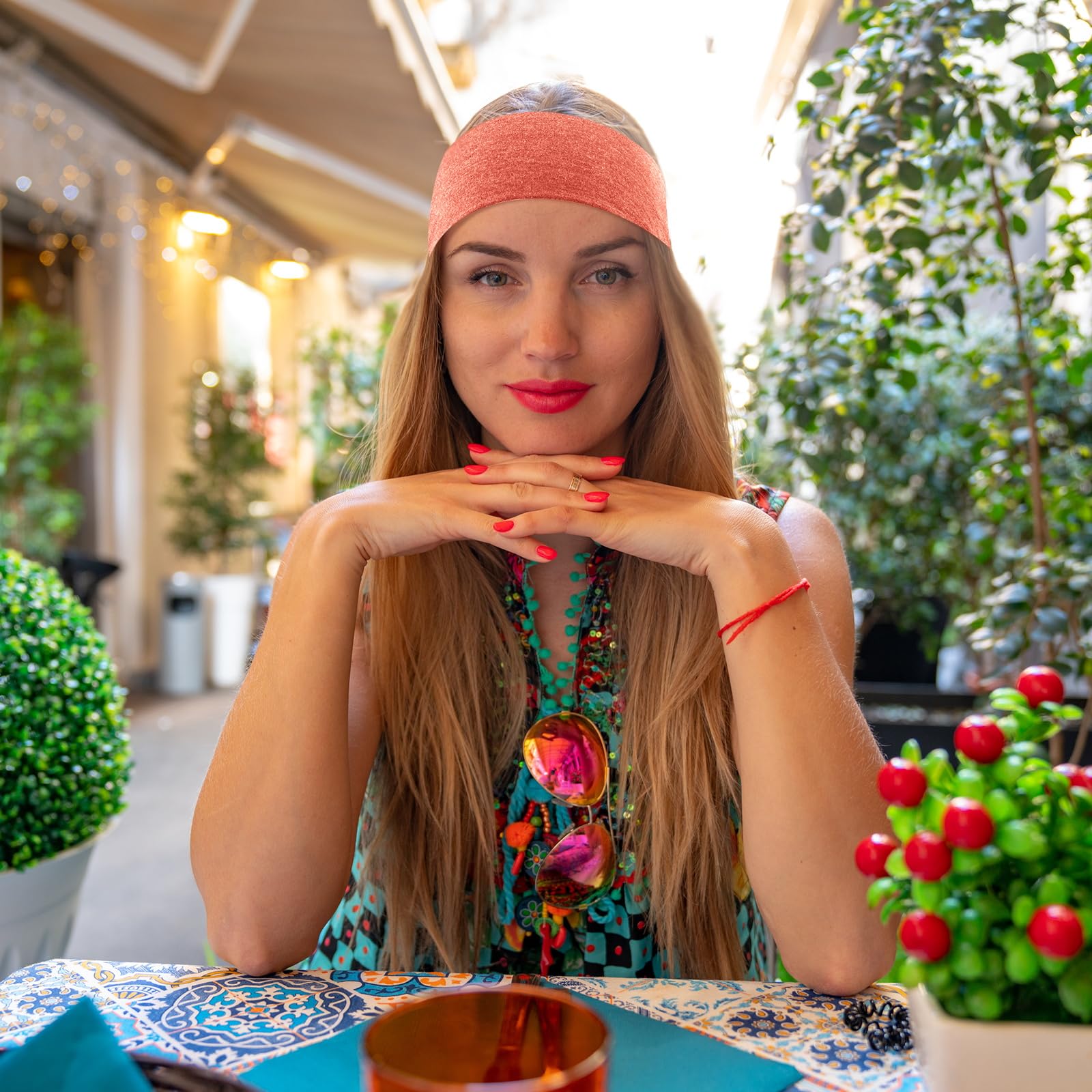 Kantha Headband Boho Headbands For Women Pack Knotted