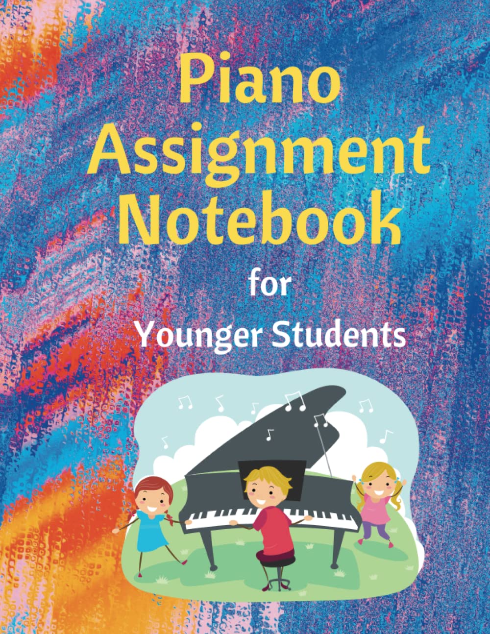Carnet de devoirs de piano pour enfants et jeunes élèves débutants