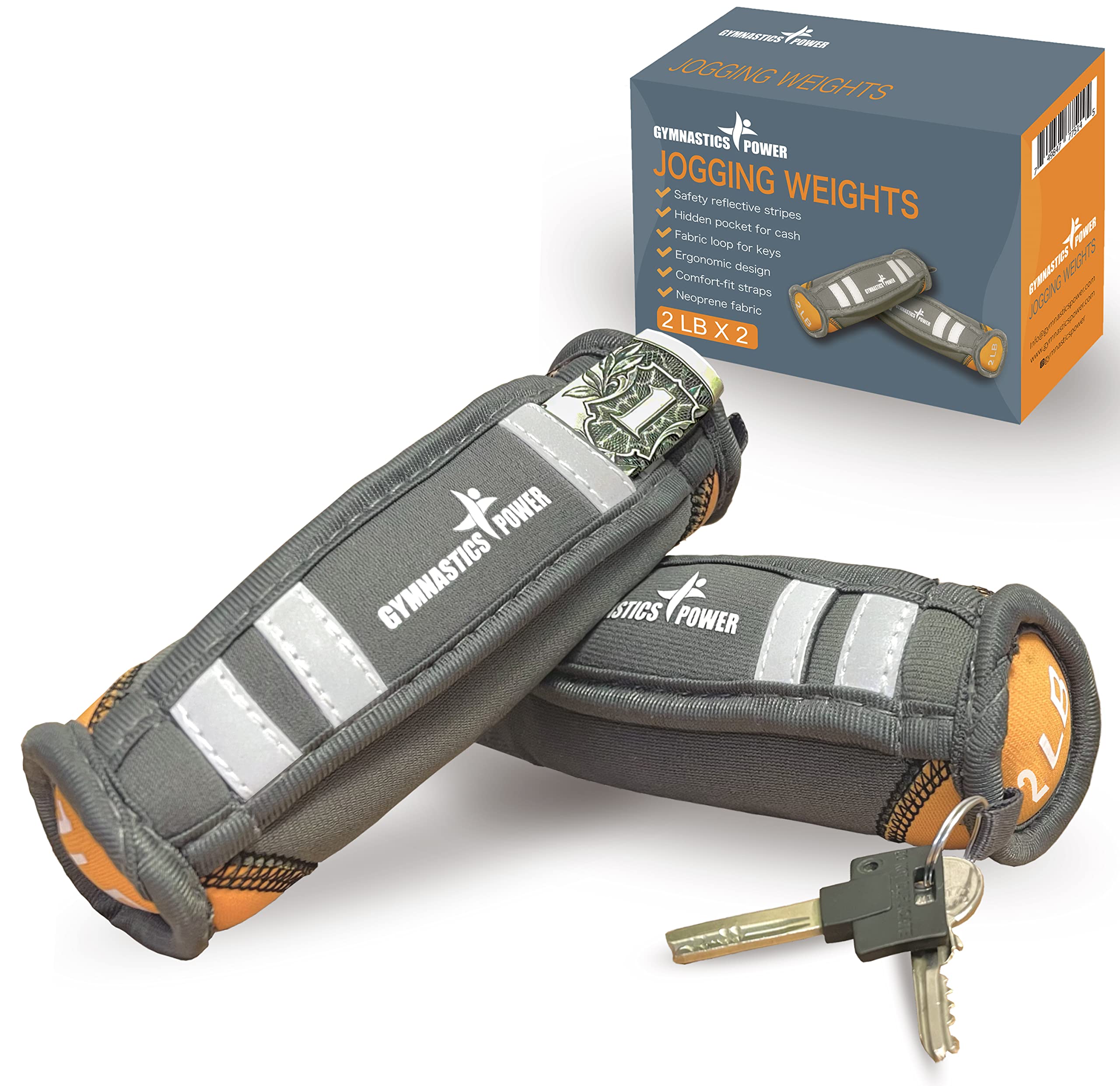 Gymnastics Power Wrist Ankle Bangles Weights For Women And Men - dumbbells Bracelet for Walking, Jogging, Yoga, Gym, Strength Training