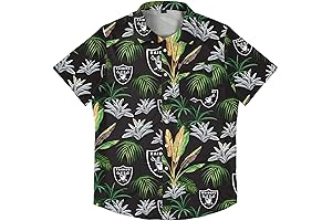 FOCO Men's Raiders Shirt: Embrace the Aloha Spirit in Team Style