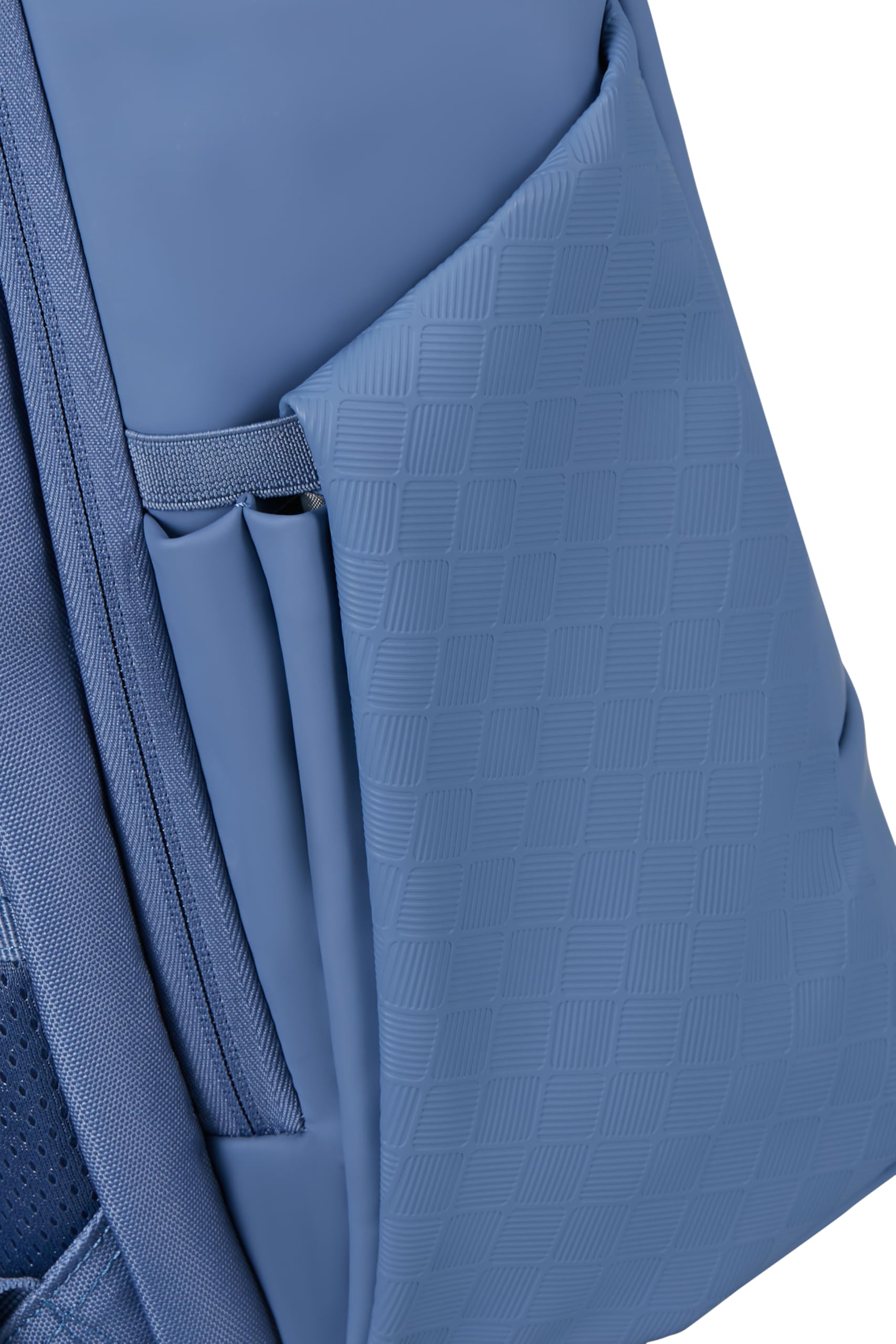 American Tourister Urban Tide - Mochila PC Rolltop 14", Mochila Business & Viaje Repelente al Agua, para Oficina, Escuela, Universidad & Viajes - Azul (Storm Blue)