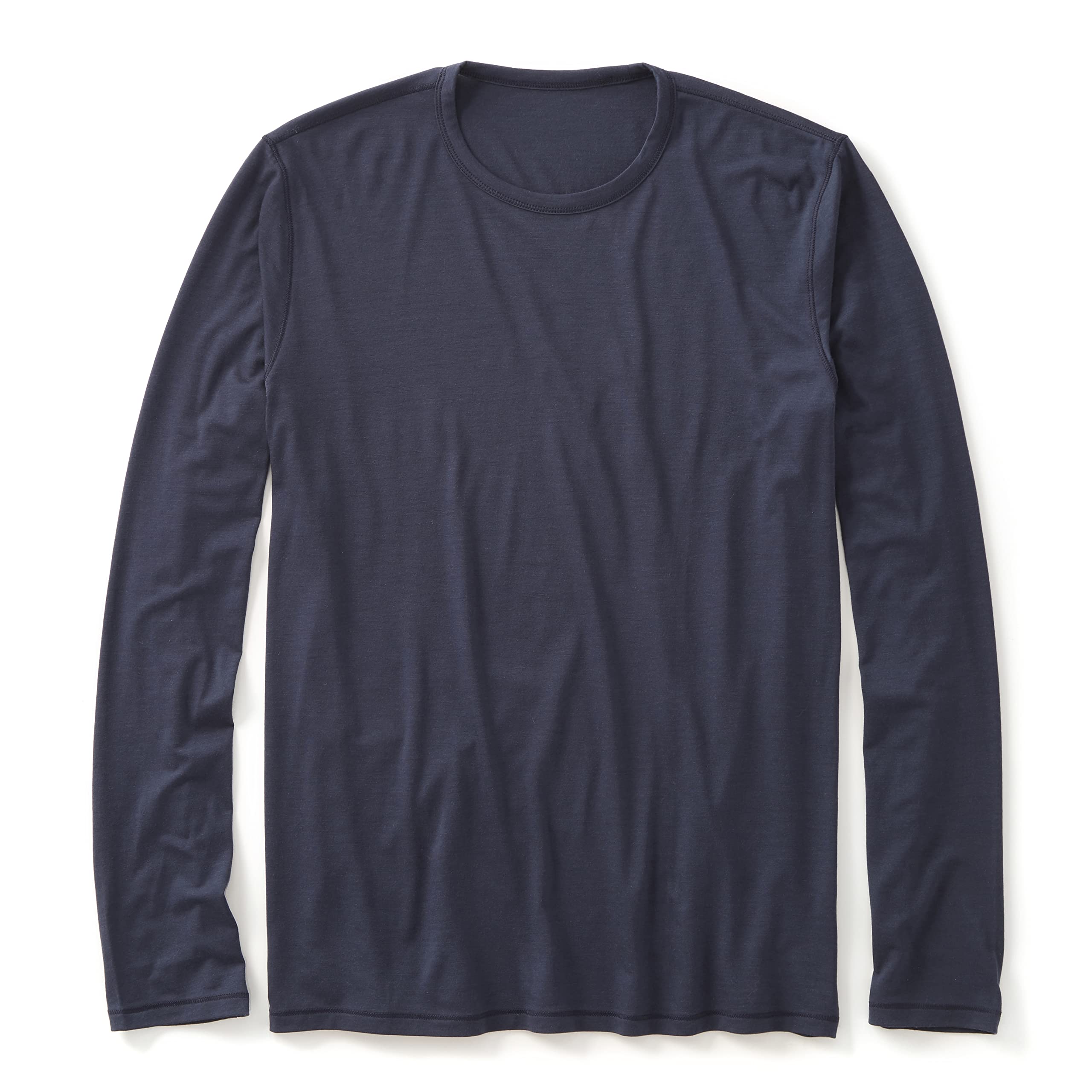 HuckberryProof Men's 72-Hour Long Sleeve Merino Wool Crew Neck Tee, Moisture Wicking & Odor Resistant