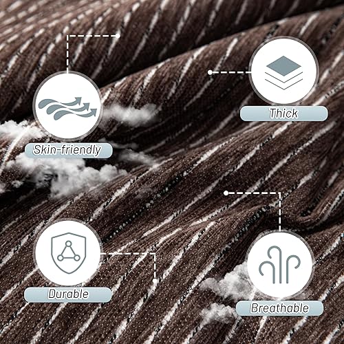 Miniatura 148 de MYSKY HOME Funda de Sofá Fundas de Sofá Fundas de Sofá para Sofá de 3 Cojines Apto para Mascotas, Funda de Sofá en Forma de L Fundas de Sofá Verde