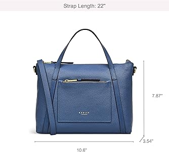 RADLEY London Portman Small Zipper Satchel Bag for Women - Leather