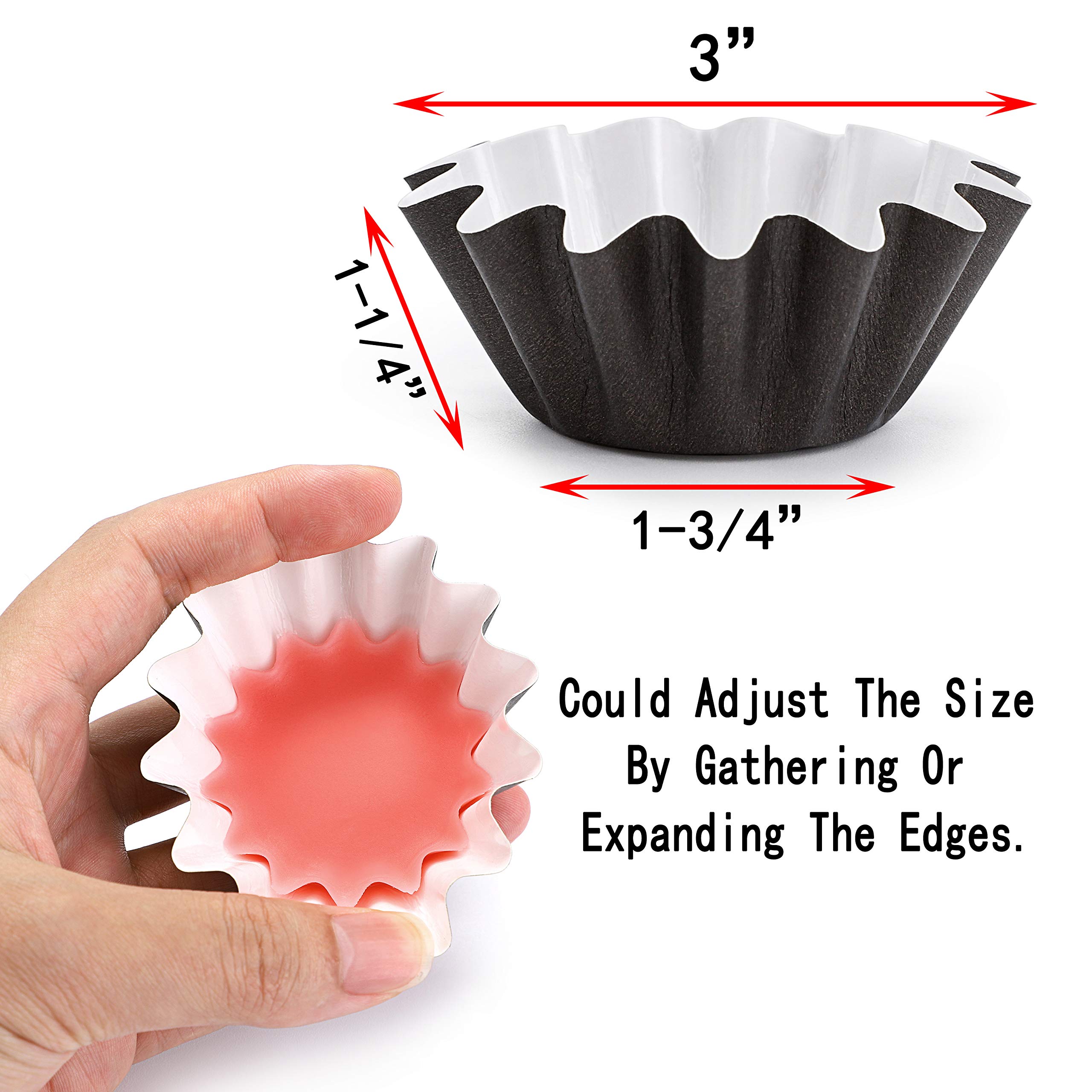 JUXYES Pack of 100 Reusable Wax Melt Warmer Liners Tray, Leakproof Wax Liners Tray for Electric Wax Warmers, Plug in Warmers, Candle Warmer, Wax Melter and Wax Burner