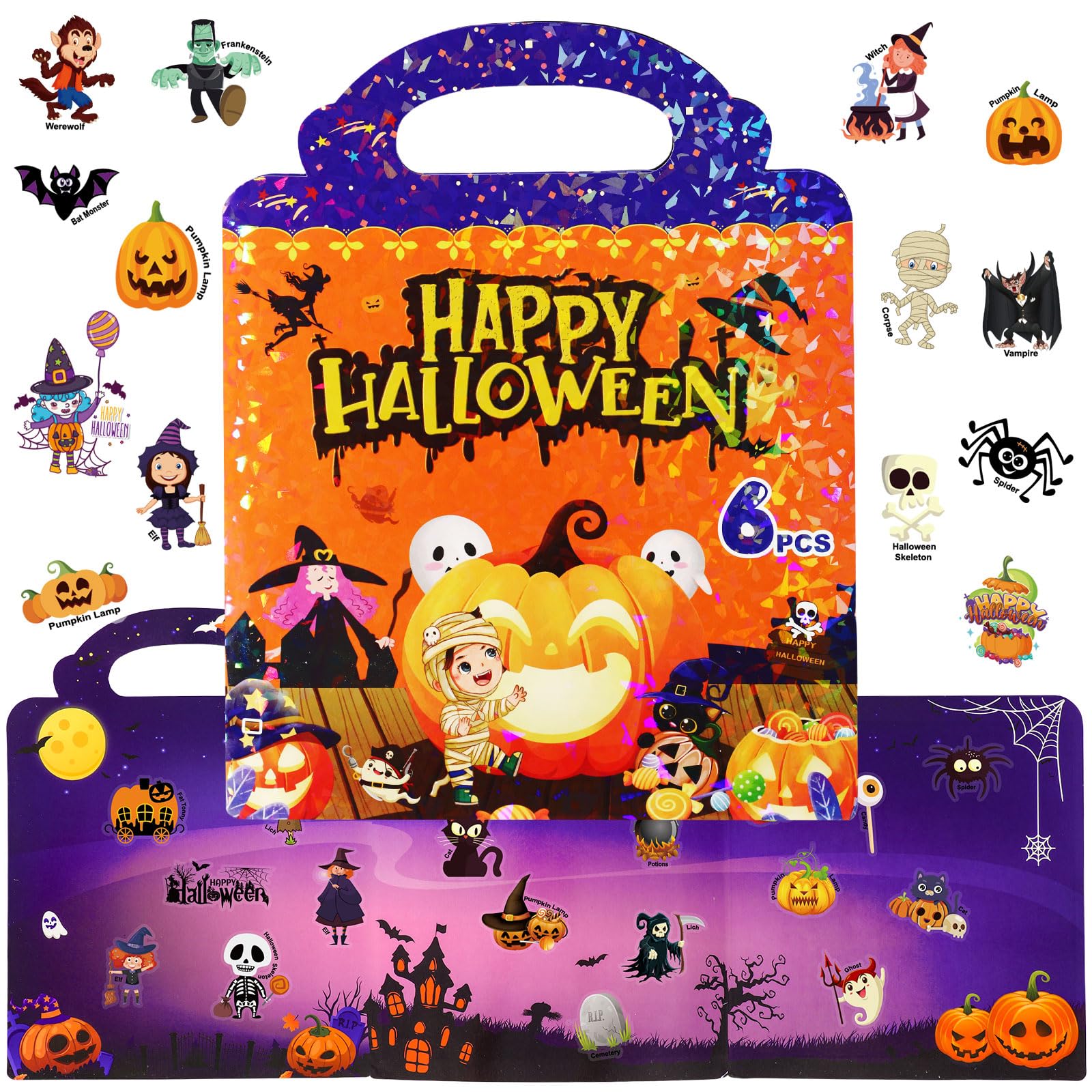 ウルトラヒーローズEXPO ハロウィンシール　5枚組　メフィラス・ゼットン他 ウルトラヒーローズEXPO ハロウィンシール 5枚組 メフィラス・ゼットン他