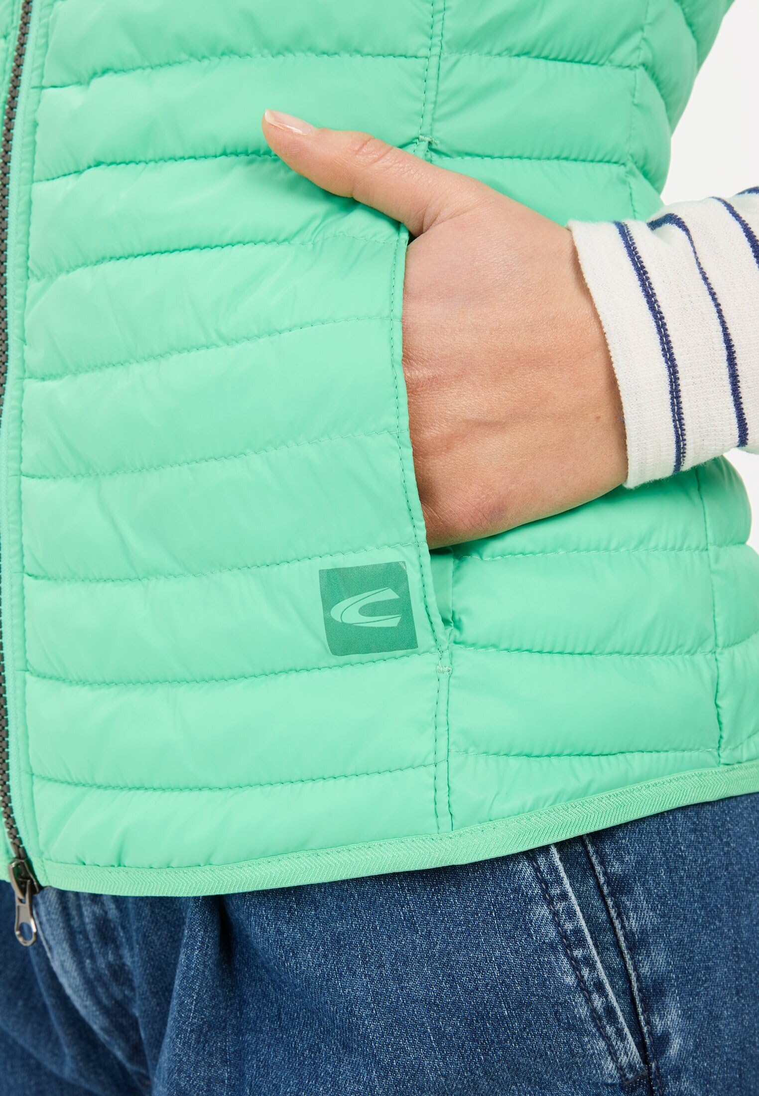 camel active Damen Steppweste mit reflektierenden Details