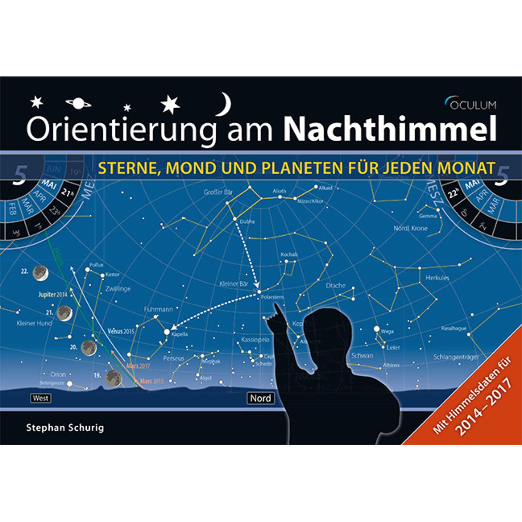 Orientierung am Nachthimmel: Sterne, Mond und Planeten für jeden Monat