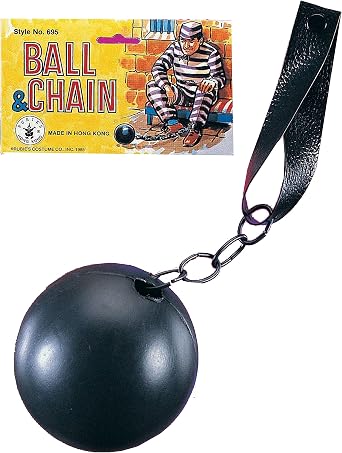 Rubies Adult Prisoner Ball and Chain Costume Accessory