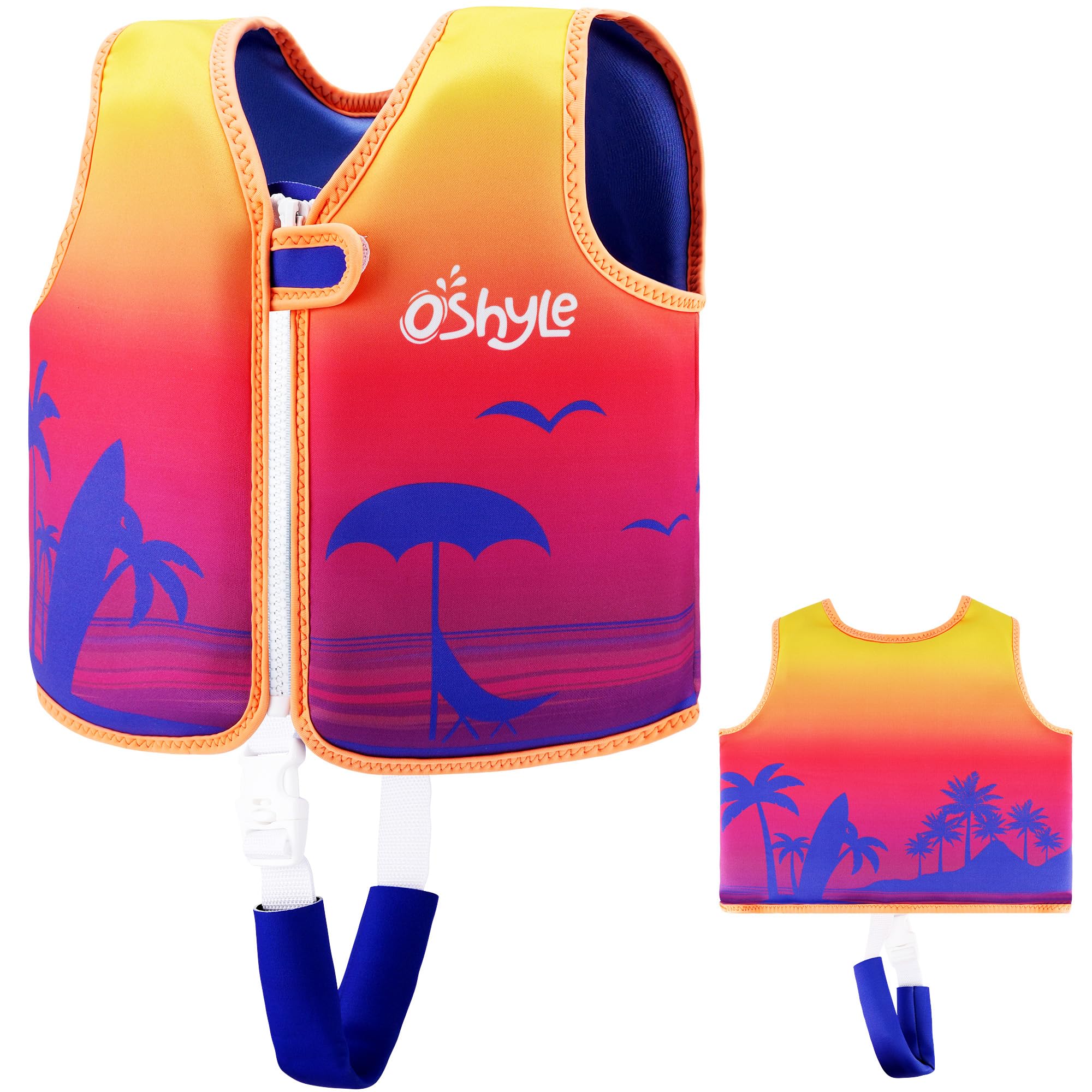 OSHYLE Giubbotto da Nuoto in Neoprene per Bambini - Aiuto Ideale per Il galleggiamento per Bambini