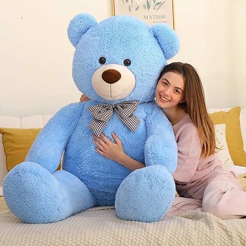 Miniatura 7 de MaoGoLan Giant Teddy Oso de peluche gigante de tamaño real, grande de 5 pies, suave y esponjoso, regalo para baby shower, Navidad, día de San