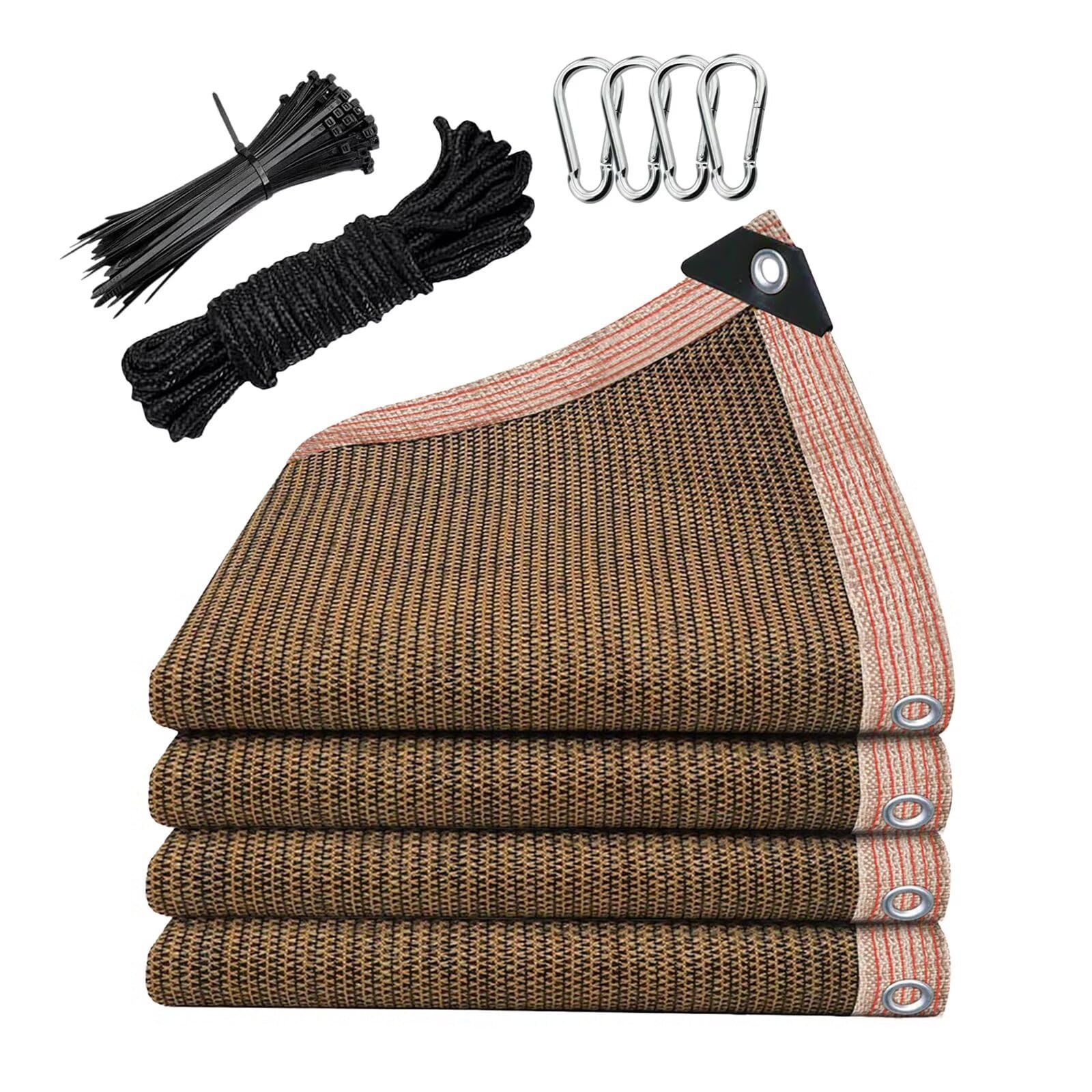 Filet d'ombrage jardin 90% pour serre et poulailler contre la chaleur 2,4x12,2m