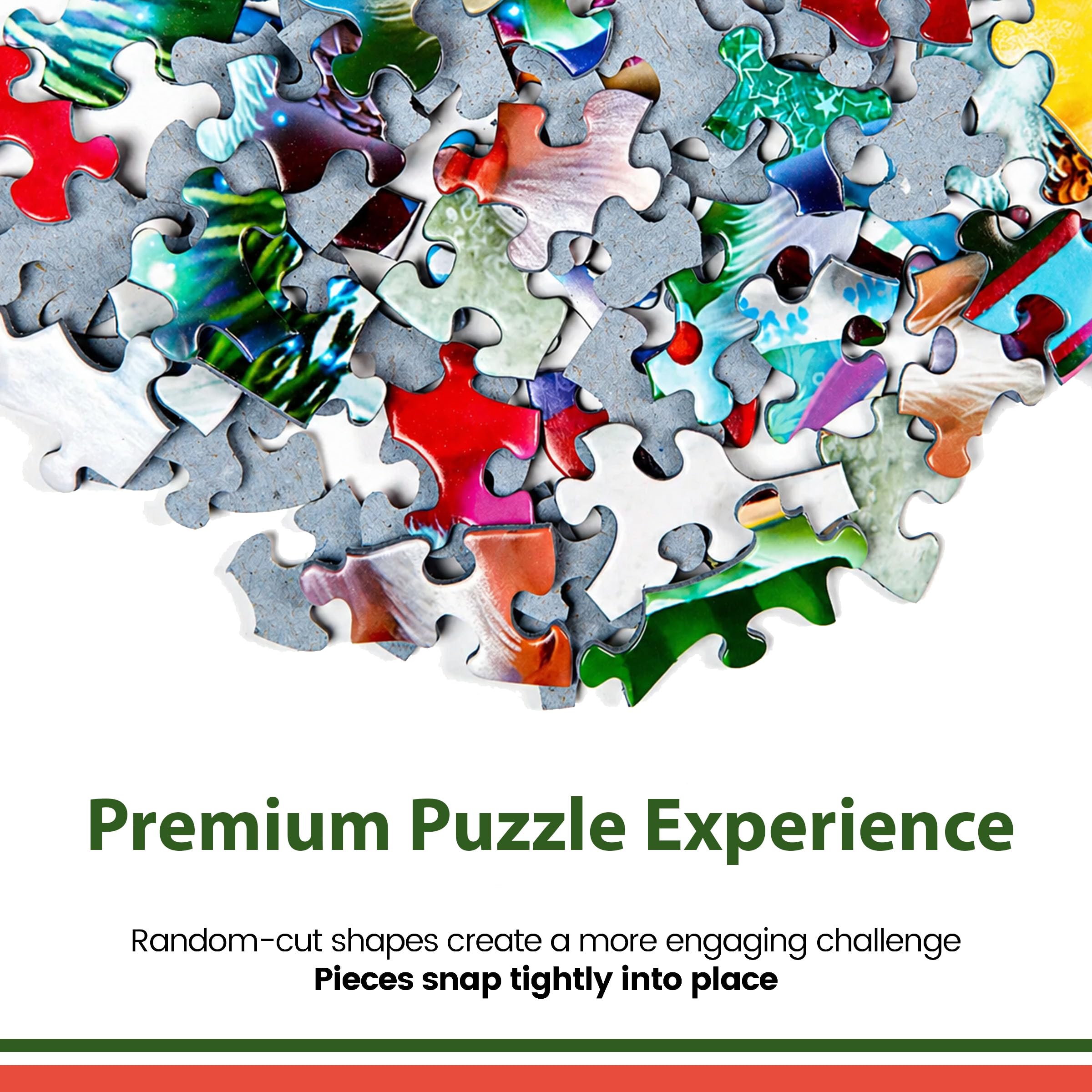 Halloween Collectibles Jigsaw Puzzle 550 Piece by Vermont Christmas Company - Large Pieces - Fully Interlocking & Randomly Shaped Pieces - 24" x 18"