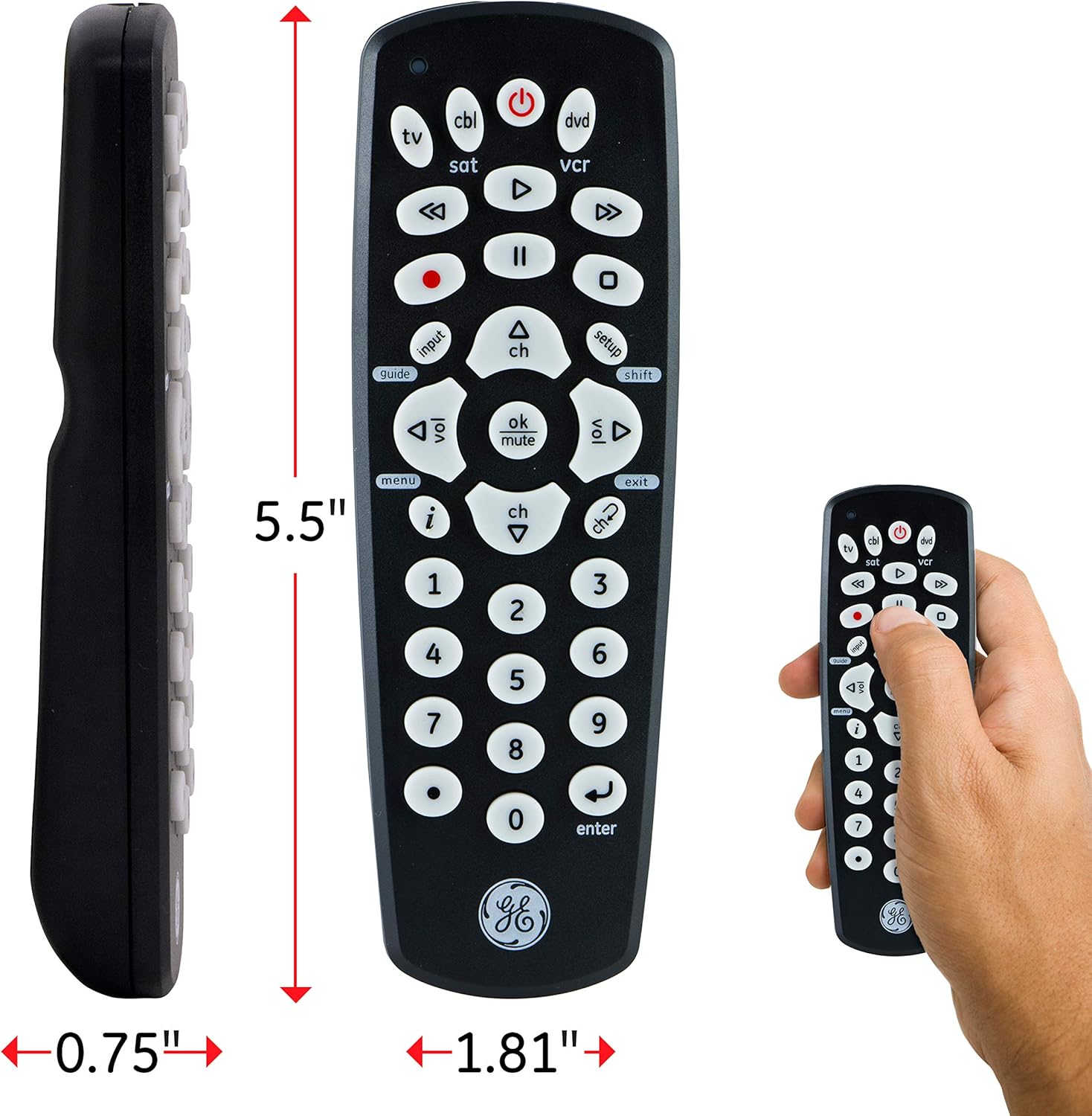 Buy Ge Universal Remote Control For Samsung Vizio Lg Sony Sharp Roku Apple Tv Rca Panasonic Smart Tvs Streaming Players Blu Ray Dvd 3 Device Black Online In Indonesia B0jktfxs Buy Ge Universal Remote Control For Samsung Vizio Lg Sony Sharp Roku Apple Tv Rca Panasonic Smart Tvs Streaming Players Blu Ray Dvd 3 Device Black Online In Indonesia B0jktfxs