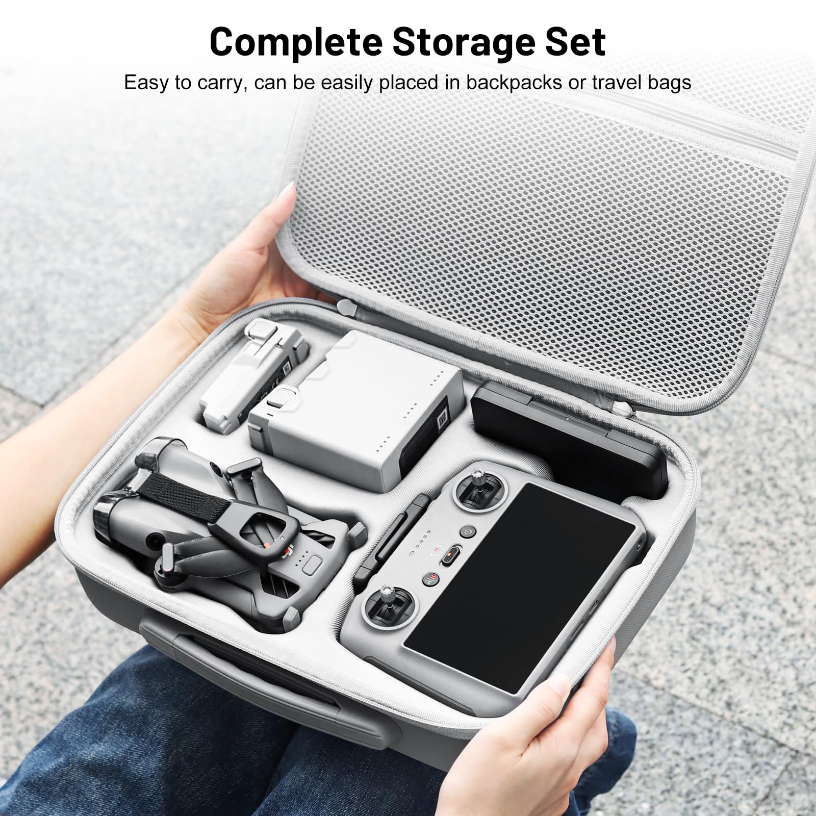 Sac pour DJI Mini 5 Pro/Lito X1/Lito 1, Étui de Transport pour DJI Mini 5 Pro Fly More Combo Accessoire, Valise pour RC 2/RC-N3 Contrôleur, pour Drone Rangement