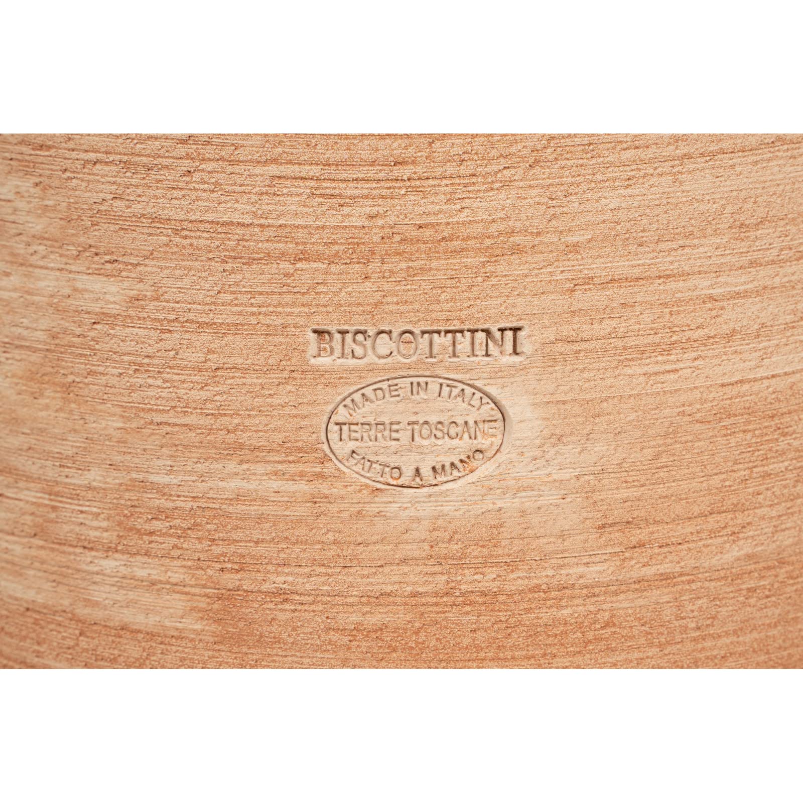 Biscottini Meridiana solaire en terre cuite Made in Italy – Meridiana murale extérieure 62 x 46 x 5 cm – Horloge murale vintage