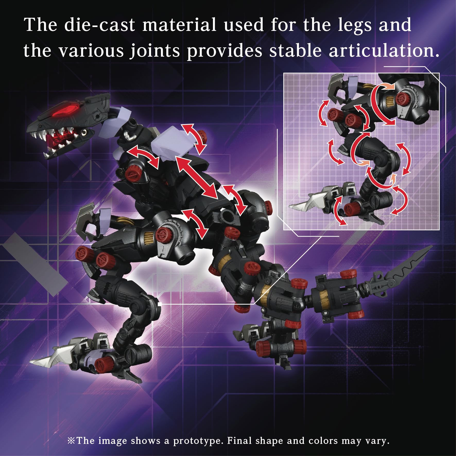 Takara Tomy Zoids Plastic Model Kit AM-Z01EX Berserk Fury (Elementary Body)
