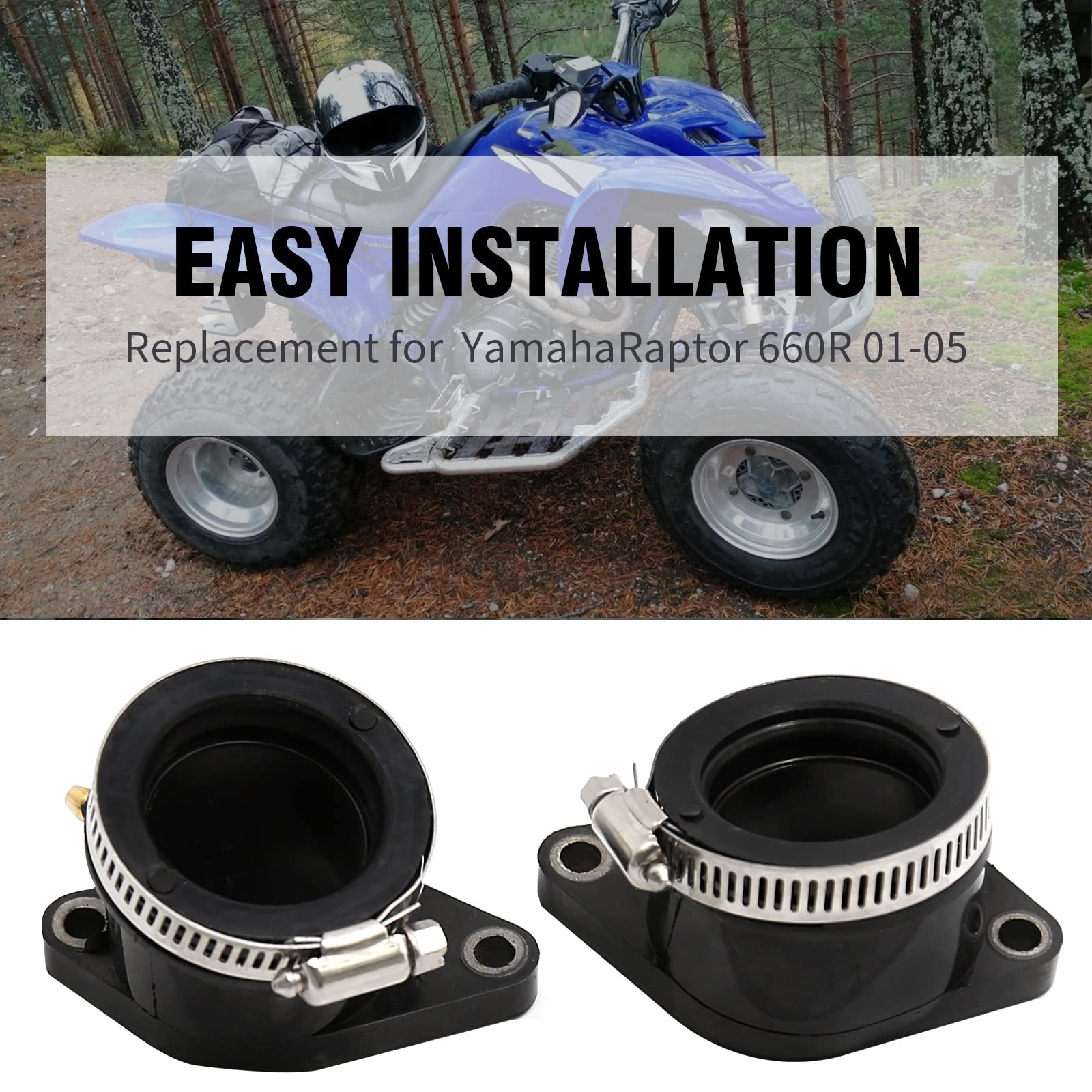 ALL-CARB 2pcs Carburetor Intake Manifold Boot L & R For 2001-2005 - View #9
