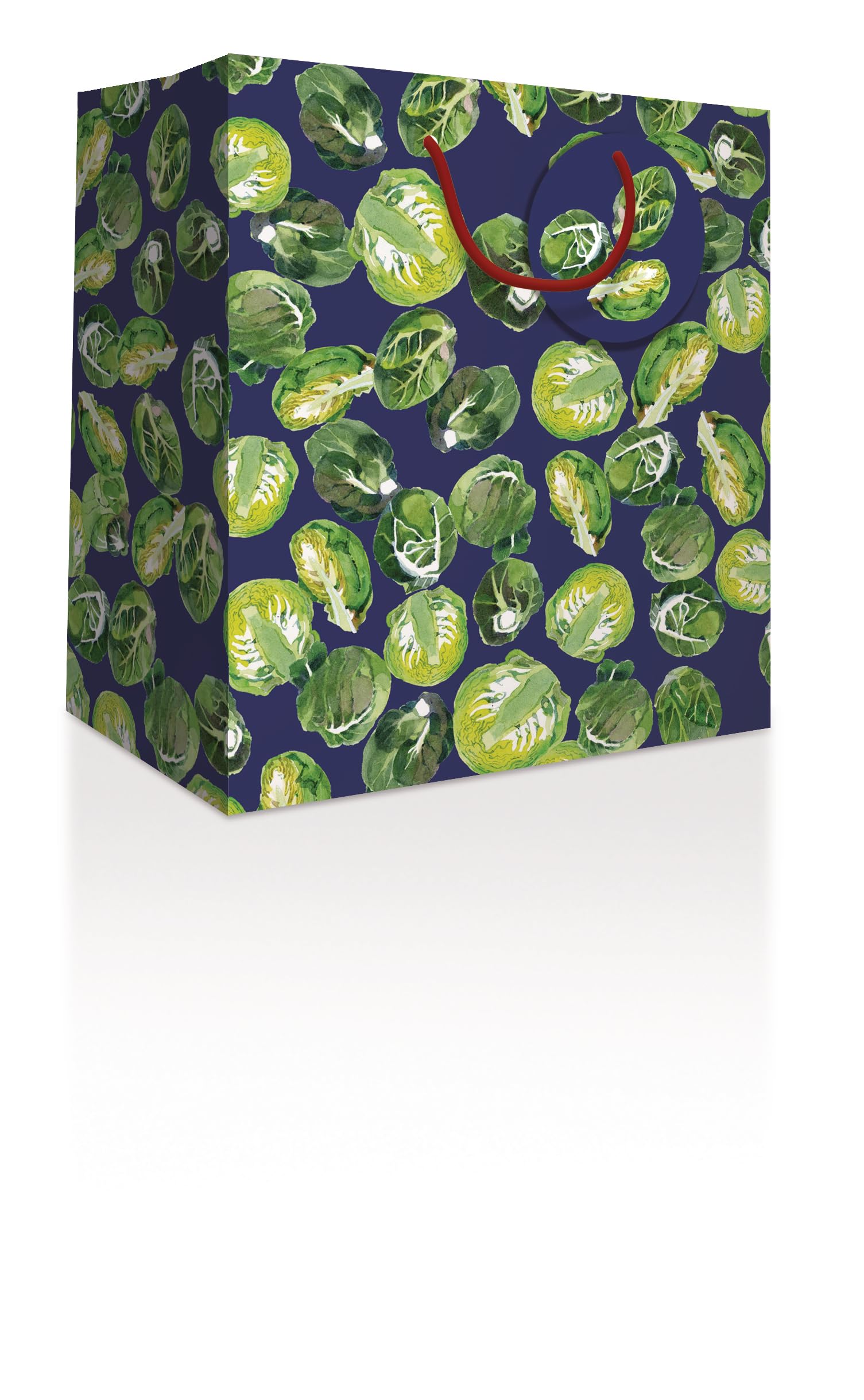 Emma Bridgewater Brussels Sprouts Medium Gift Bag Christmas - Gift Accessory 615474 by Woodmansterne