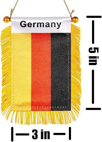 Miniatura 154 de ZXvZYT Bandera argentina colgante de ventana argentina de 3 x 5 pulgadas, mini banderas argentinas para decoración de espejo retrovisor, con ventosa