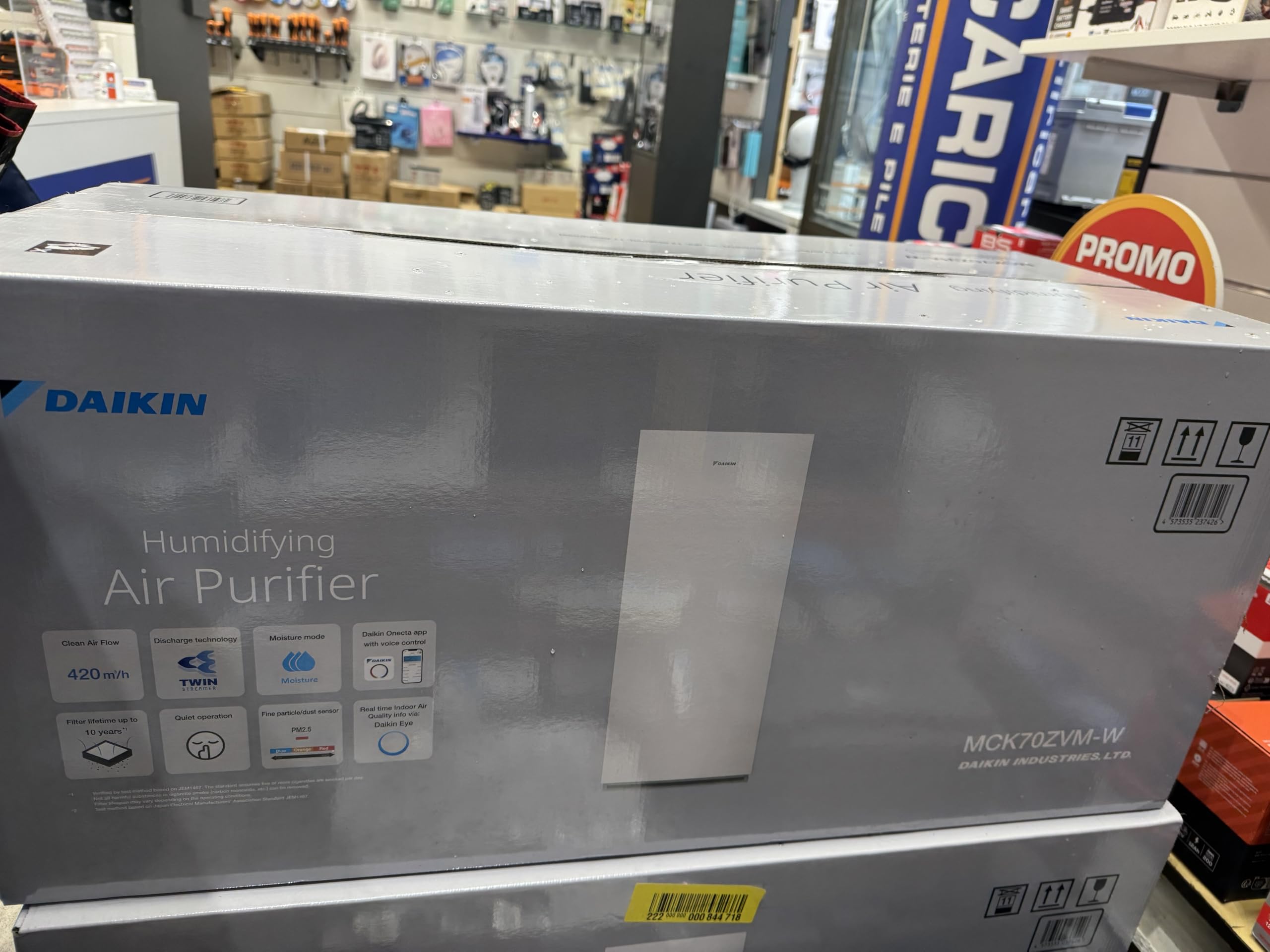 Daikin Purificatore d'Aria con Umidificatore, Tecnologia Streamer, Bianco