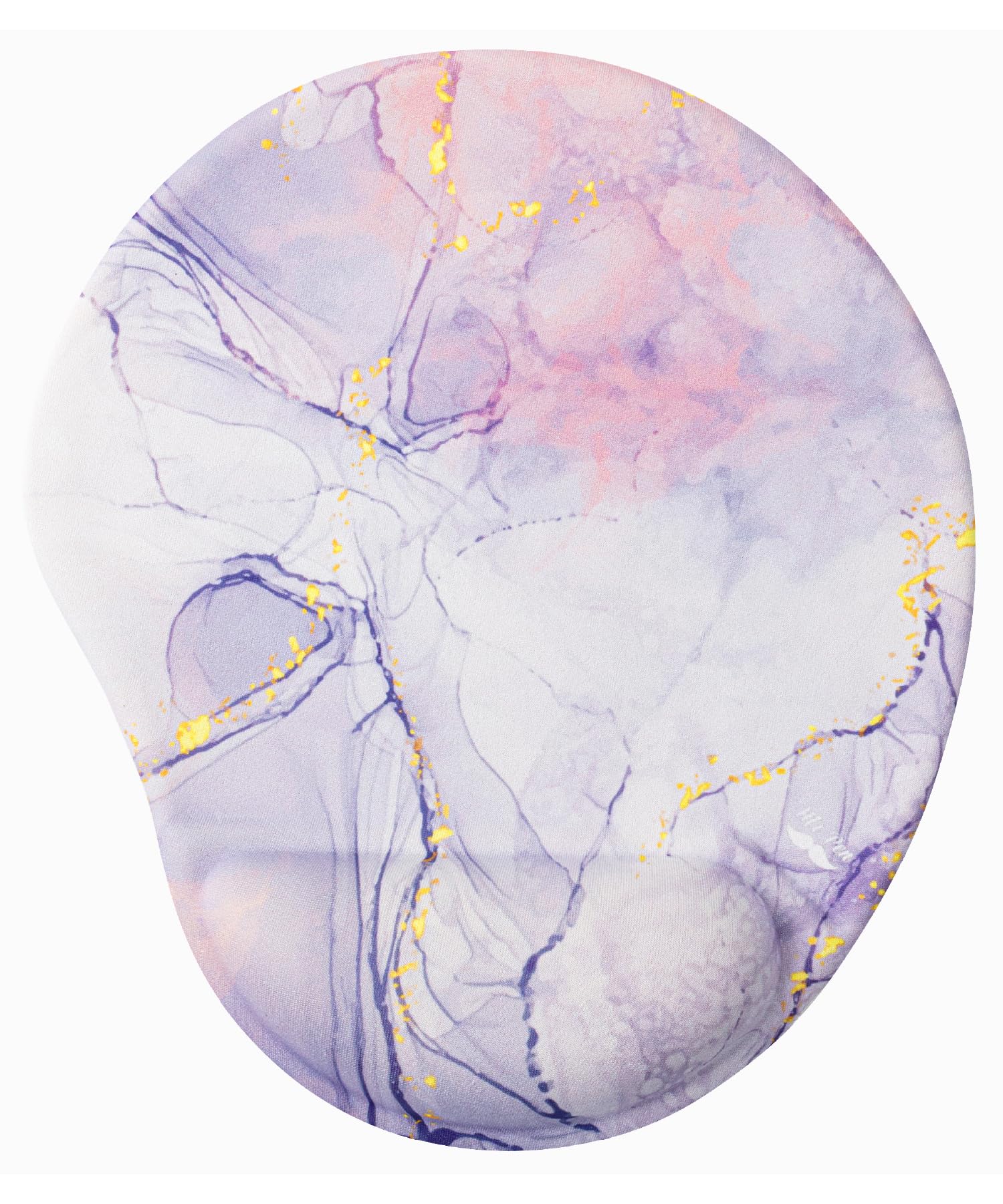 Mr. Pen- Ergonomic Mouse Pad with Wrist Rest, Pink Marble Luxe Design, Breathable Fabric with Memory Foam Cushion, Non-Slip Rubber Base, Gel Mouse Pad