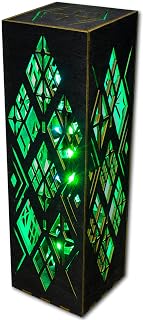 Rhombus Shape Futuristic Modern Contemporary Lamp | Sci-fi Punk Style LED RGB Desk Lamp | Handmade Night Lamp | Cyberpunk Futurism Style