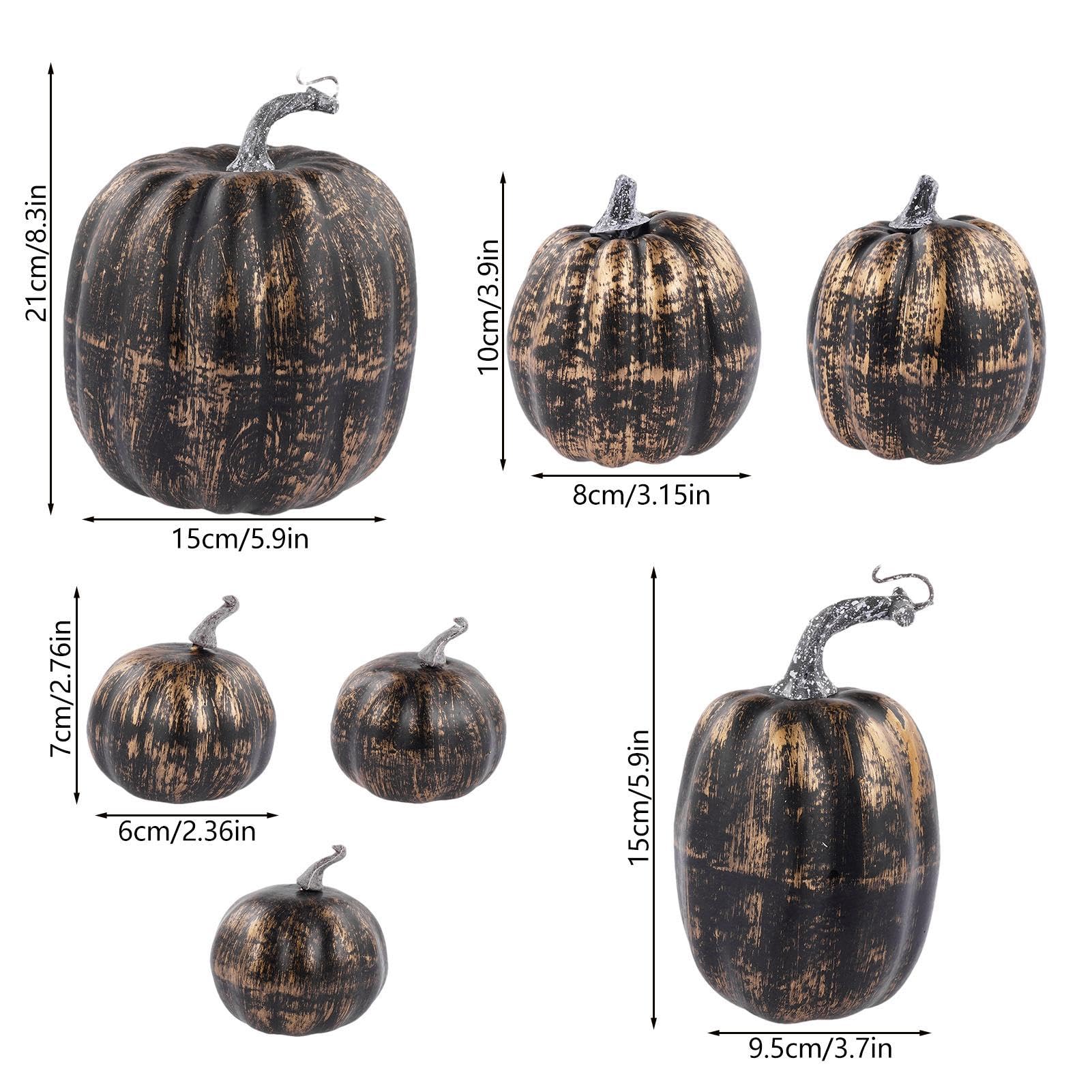 Zdprkqzvz Decorazioni stagionali autunnali piccole zucche per Halloween e decorazioni del Ringraziamento Display Decorazioni del raccolto