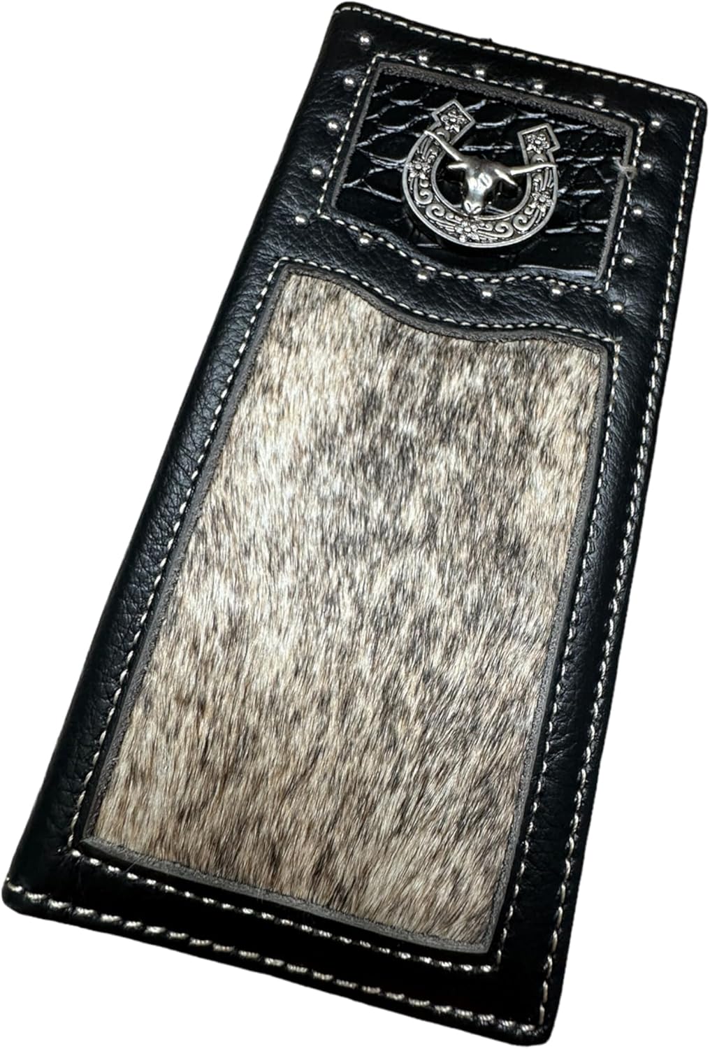 Amazon.com: Western Stakes Men’s Long Leather Wallet – Hand Tooled ...